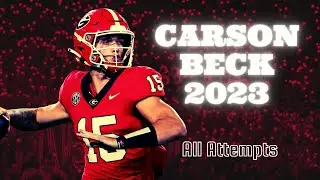 Carson Beck 2023 Film - All Attempts