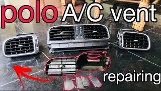 polo A/C vent repair | ac vent പൊട്ടി പോയോ കളയാൻ നിൽക്കണ്ട നമുക്ക് റെഡി  ആക്കാം #volswagen #polo