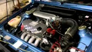 ford rs 1600i on rolling road