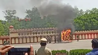 BORDER SECURITY FORCE JANBAZ BIKE STUNT