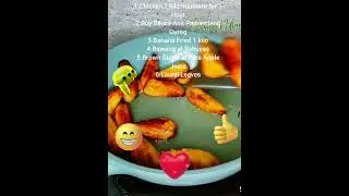 Marinated Chicken With Banana #cooking #chicken #food #recipe #viralvideo