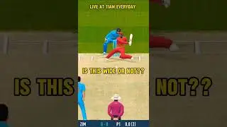 Kya umpire ne sahi decision diya ya galat? Comment..... #gaming #cricketmatch #shorts #games