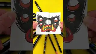 Very Creepy Paper Craft by Killy Willy from Poppy Playtime 👹 #killywilly #poppyplaytime #papercraft