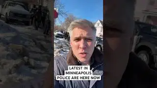 Latest from Minneapolis - police are here now taking down barricades protestors put up.