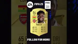 Thomas partey is wild😲🔥  #fifa23 #easportsfifa #fyp #football #shorts