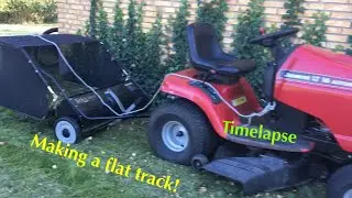 Making a flat track! It is awesome