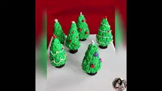 CHRISTMAS TREE RICE KRISPIES TREATS #recipe #crispiesricetreats