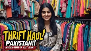 Hidden Gems at Pakistani Thrift Store | Areeba's Haul #thrifthaul #pakistanivlogger #hiddengems