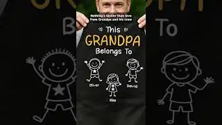 Custom Apron - Personalized Gifts For Dad, Grandpa - This Grandpa Loves His Crew - APP-YL0501-V1.2