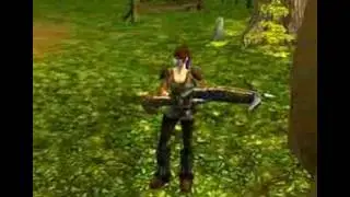 Dungeon Runners Mage swings hammer, shoots crossbow
