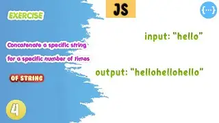 Javascript Exercise Concatenate Specify A String | practise code