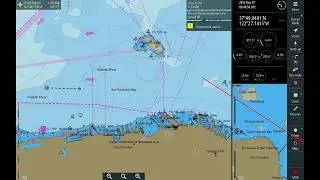 SIMRAD ECDIS E5024  BRILL shortcut button