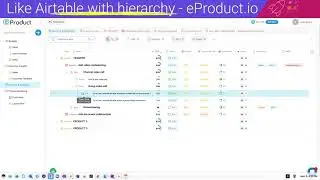 Like Airtable with hierarchy