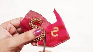Aari Work Tutorial 100 | Bride and Groom Initial Latkan Making | Simply Aari