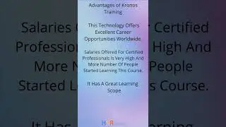 Overview of Kronos | Introduction to Kronos - HKR trainings #kronos #hkrtrainings #hkr #technology