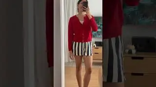 Quick #Quince Try-On! The PERFECT Red Cashmere Sweater!