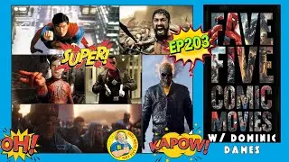 FFFF Ep203 Fave Five Comic Book Movies