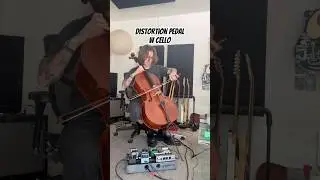 Distortion on cello  #cello #guitarpedals #producer