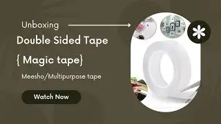 Double-Sided Tape - Multipurpose Tape for Walls & Office /Meesho/Craft/Photo frame hange