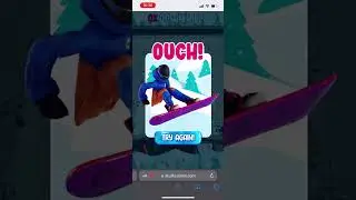 WebAR Snowboarding game - Onirix Downhill - Augmented reality