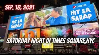 Crazy Times Square Saturday Night Show with Fernando &bull; People Watching &bull; Intrepid  #EarthCam