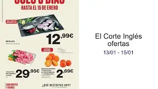 El Corte Ingl&eacute;s ofertas 13/01 - 15/01