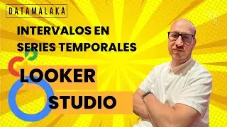 Como crear intervalos en gráficos de series temporales, tutorial Looker Studio en español.