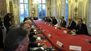 French strike: French PM meets with union leaders | AFP