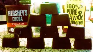 How To Make Healthy  Home Made Dark Chocolate Peanut Butter Treats!