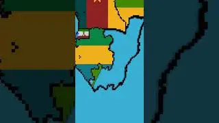 Medium scale - Republic of Congo 🇨🇬 | #congo #minecraft #shorts