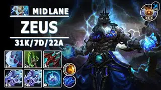 Zeus Mid Lane | 7.35b | Pos 2 Zeus Play | Dota 2 Immortal Gameplay
