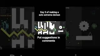 day 3 of making a solo extreme demon #geometrydash #exlibris #impossiblegeometry #noneuclidean