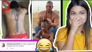 Reacting To Great Khali's Instagram 🤣 | FUNNIEST Comments EVER | Chandratapa Roy