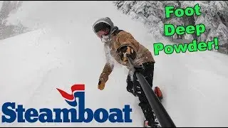 Snowboarding Powder At Steamboat Colorado - (Season 3, Day 35)