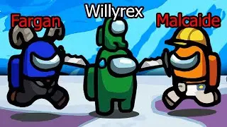 &iexcl;DUO IMPOSTORES CON FARGAN! WILLY SE F&Iacute;A DE MI | Malcaide Among Us