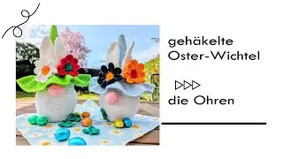 Crochet pattern: Easter gnome to fill - ears