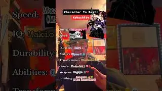 Building A DEMON SLAYER CHARACTER To Beat KOKUSHIBO! 🌗 Comment Who Wins? 🌓
