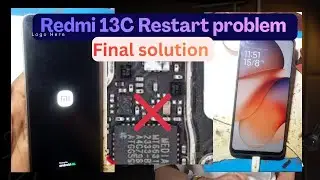 Redmi 13C Hang on logo Restart problem solution