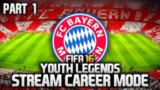 FIFA 16: YOUTH LEGENDS STREAM CAREER MODE! (PART 1)