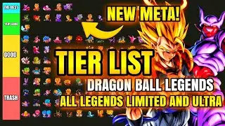 DRAGON BALL LEGENDS: TIER LIST UPDATED LEGENDS FESTIVAL 2025 ALL LF AND ULTRA