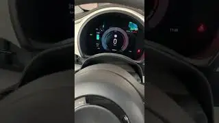 Wow...313 km is a new record distance on 100% charge. What's yours? - Fiat 500e Electric #shorts