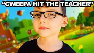 Ребенок из Minecraft вырубает своего учителя...