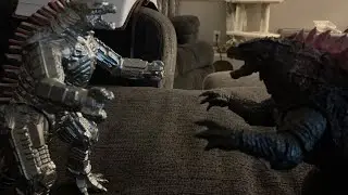 Evolved Godzilla  vs mega Godzilla 2.0￼￼