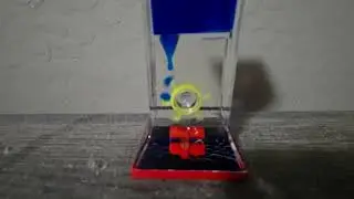 Liquid Motion Wheel Timer Blue Clip In White 