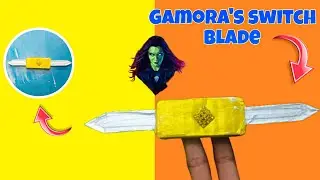 How to make Gamora's switch blade with cardboard 🔥 | cardboard blade | #cardboard | #paper