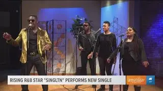 Rising R&B star 