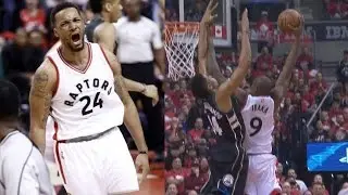 Serge Ibaka Dunks on Greek Freak! Powell Dunks on Thon Maker! Bucks Raptors Game 5