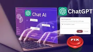 ChatGPT зависает при создании контента | почему chat gpt не работает | как исправить ошибку chat ...