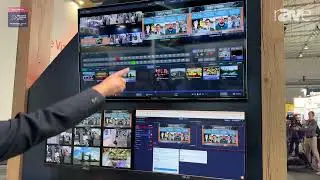ISE 2025: Vizrt Demonstrates Viz Flowics Live Graphics Video Production Platform