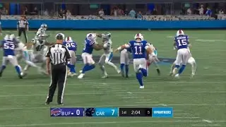 Bills Backup QB Matt Barkley Punts it 53 Yards